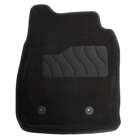 Pile rug for Ford Ecosport, 2014-2017, black-1