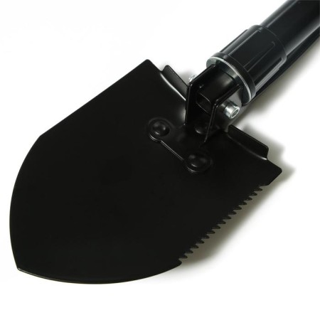 Tourist shovel, l = 47 cm, folding, saw, metal stalk, with a pen, in a case, Greengo-5