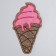 Thermal heat "ice cream", 3.3 x 6 cm