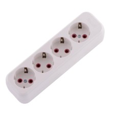 LEZARD extension block 720-0400-401 Lila, 4 sockets