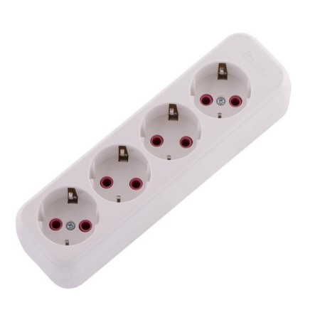 LEZARD extension block 720-0400-401 Lila, 4 sockets