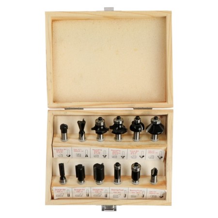 Verto 60h010 drills, wood, set 12 pcs., Saar 8 mm + gift-2