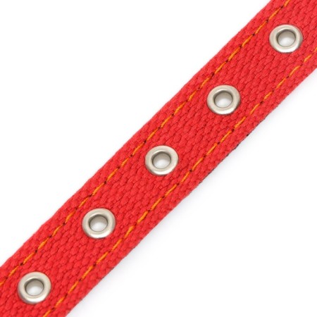 Frontial collar with lining, 57 x 2.5 cm, Osh 35-45 cm, red-4
