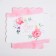 Cookie box, confectionery packaging with PVC lid, Happy Time, 15 x 15 x 3 cm