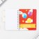 Notepad for graduation with dividers on the crest "Graduate Good luck to you" A7 format, 40 sheets