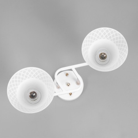 Ronan chandelier 2he27 40W white 40x28 cm-3