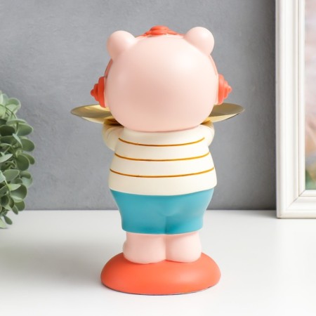Souvenir Polystone stand "Bear in the headphones" 23x18x27 cm-2