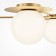 Ceiling light MayToni Mod291CL-05BS, E14, 5x40 W, 1238x646x224 mm, brass