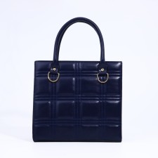 Bag Female Tout with zipper, blue color