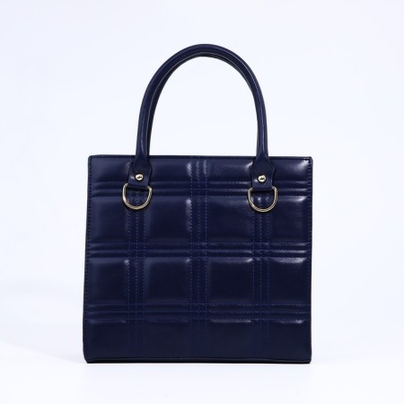 Bag Female Tout with zipper, blue color