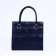 Bag Female Tout with zipper, blue color