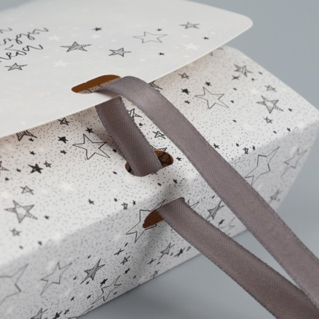 Gift box, packaging, “for you at least stars”, 16.5 x 12.5 x 5 cm, without tape-3