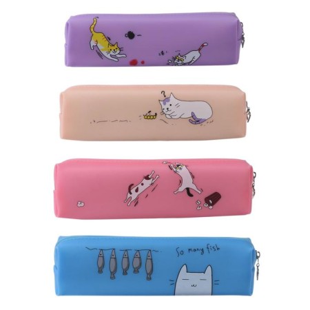 School foam on lightning Silicone "Cat", mix