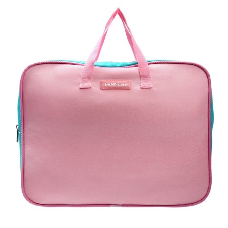 Folder with handles Textile A4, 360 x 290 x 70 mm, Erich Krause Pastel Rose, pastel/pink, 54676