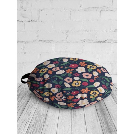 Pillow Sidushka "Flower Field", decorative, d = 52 cm-1