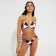 Separate Minaku swimsuit with print, white color, size 44