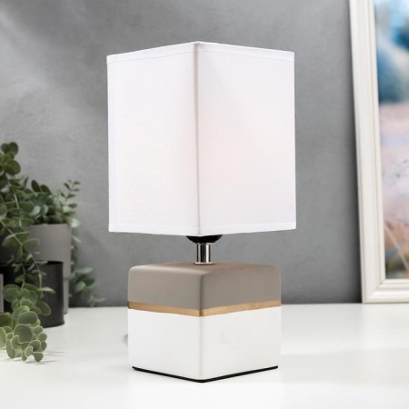 HELP lamp 16376/1 E27 40W white-gray 16x16x29 cm Risalux-3