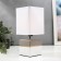 HELP lamp 16376/1 E27 40W white-gray 16x16x29 cm Risalux