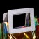 PVC gift package, iridist, white 20 x 18 x 10 cm