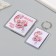 Set "Snake. Patterns" (keychain 3.5x5 cm, magnet 5.7x5.7 cm)