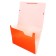 Folder Carder Calligrata Neon 6 department. A4 plastic 0.7mm orange. Cut in color