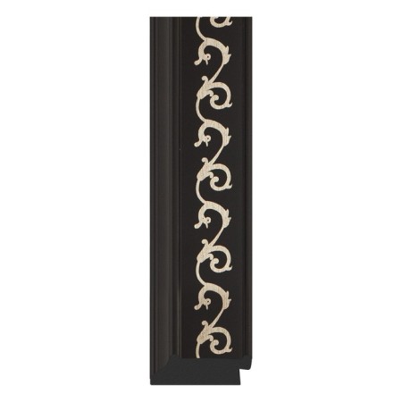 Mirror in the baguette frame, black Ardeko 81 mm, 55.0x55.0 cm-2