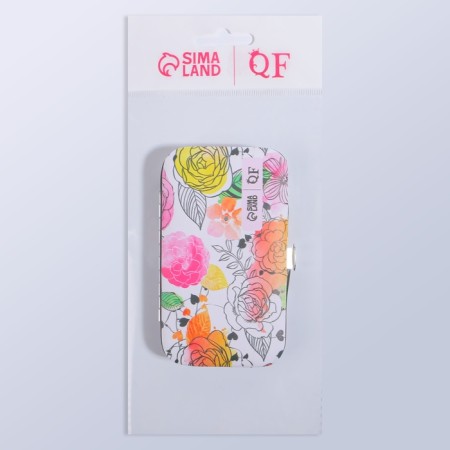 Manicure set "Flower Garden", 6 items, multi -colored-7