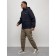 Sports male jacket, size 48, dark blue color