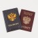 Passport cover, gray color
