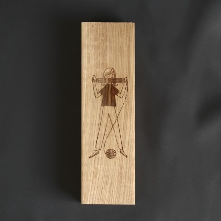 Penal for needlework, wooden, 20 × 6 × 4 cm-3