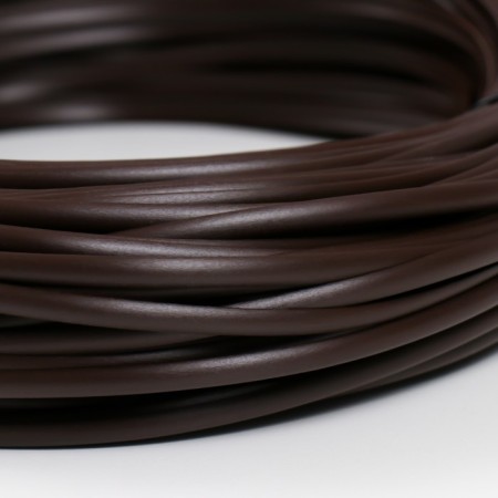 Artificial rattan is smooth 6 mm 100 m half a pipe (wenge)-2
