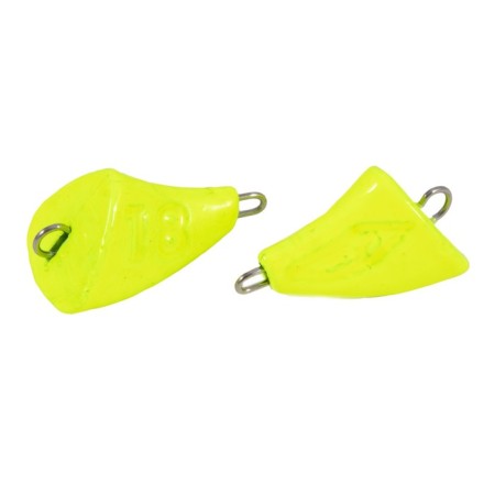 Cargo bullet-excentric stained collapsible Yaman 10 pcs., 18 g, yellow-2