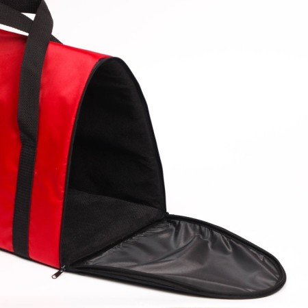 Bag - Carriage for animals "Tunnel", nylon, 41 x 25 x 29 cm, red-3