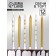 Set of candles for the cake "Blinking balls", 12 pcs, gold and white
