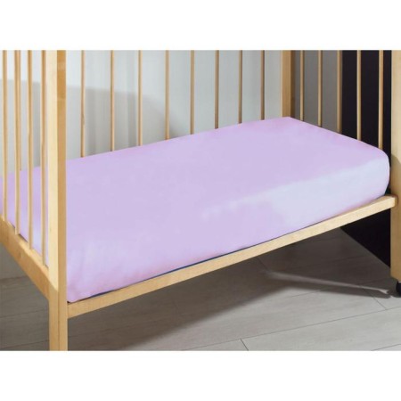 Children's sheet, size 120x180 cm, lilac color-1