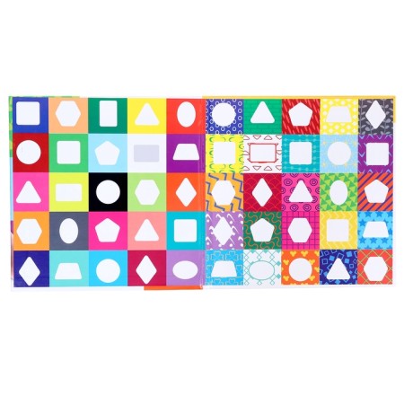 Magnetic mosaic "Studying colors and forms", 3+-2