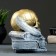 Figure "Skull with a book" bronze with silver, 19cm