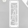 Stencil of stencil "Flower" 11x32 cm