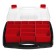 Organizer "Zubble" Volga-13, with removable trays