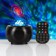 Light device "Universe" 11 cm, laser, speaker, remote control, glow of multi, 5 V