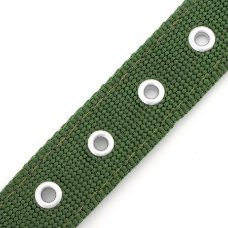 Collar "Comfort" Combined, 58 x 3 cm, Osh 45-52 cm, dark green-5
