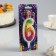 Candle for Cake "Color Flame", 10 cm, number "6"