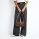 Cross-Bodi Bag on a zipper, brown color