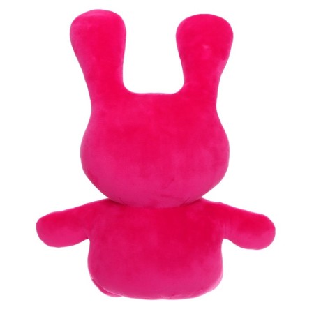 Soft toy "Rabbit Lucky", Fuchsia color, 20 cm-2
