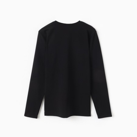 Jumper (Longsliv) Male Minaku: Basic Line Man Black Color, size 56-4