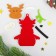 Set for creativity - create a Christmas tree decoration from the felt "New Year's deer in a scarf"