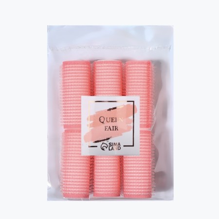 Velcro curlers, d = 2 cm, 6 cm, 6 pcs, color mix-5