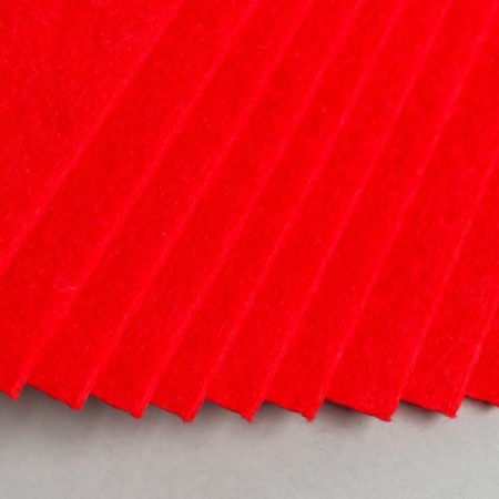 Hard felt 2mm 20x30 cm ts.601 red-1