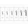 Set of spring codes service key, 150 items