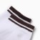 Women's socks shortened, white/brown color, rr 23